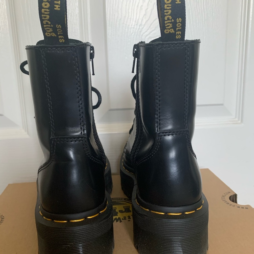dr martens- jadon platform authentic leather boots - Picture 6 of 15